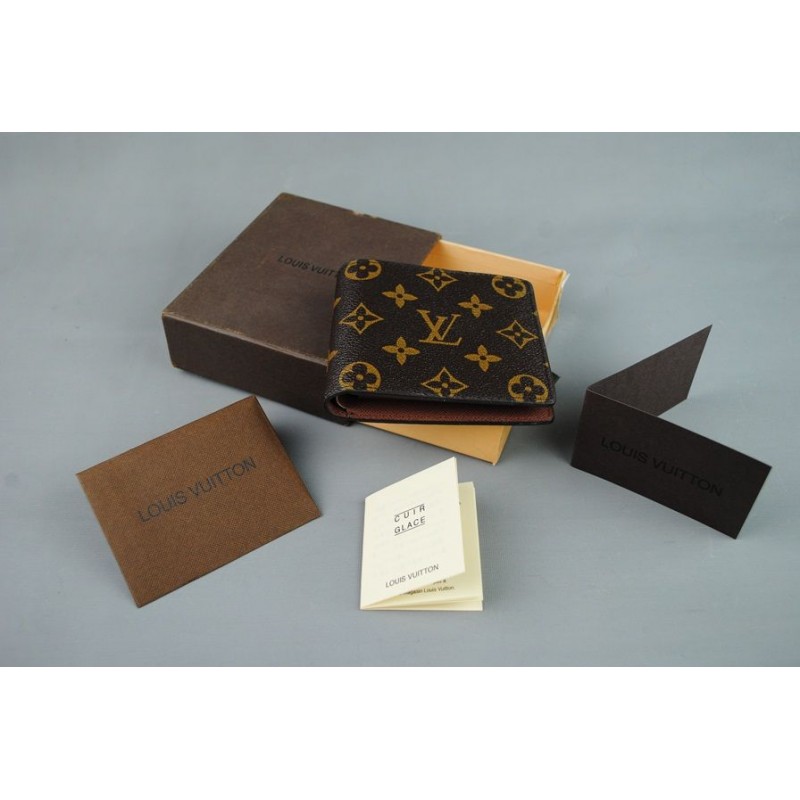 LOUIS VUITTON MARKA CÜZDAN CLASIC MONOGRAM CANVAS ITHAL KUTULU
