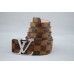 LOUIS VUITTON DAMIER CANVAS BELT KEMER KUTUSUNDA