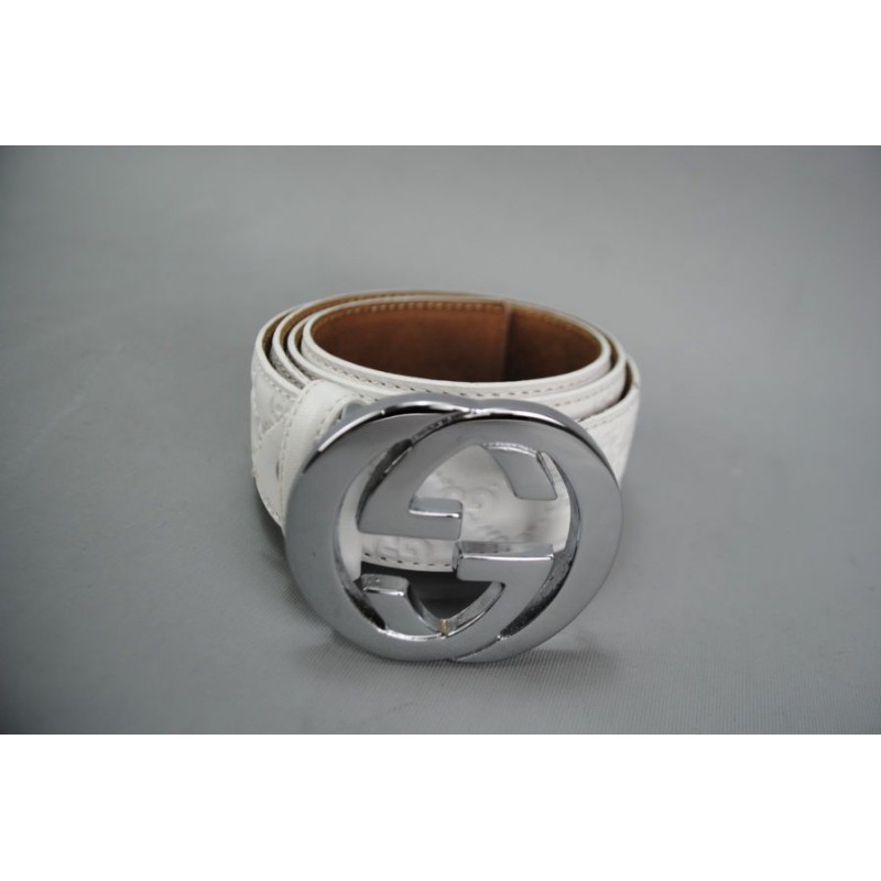 GUCCI INTERLOCKING GG BUCKLE KEMER %100 HAKIKI DERI