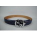 GUCCI INTERLOCKING GG BUCKLE KEMER %100 HAKIKI DERI