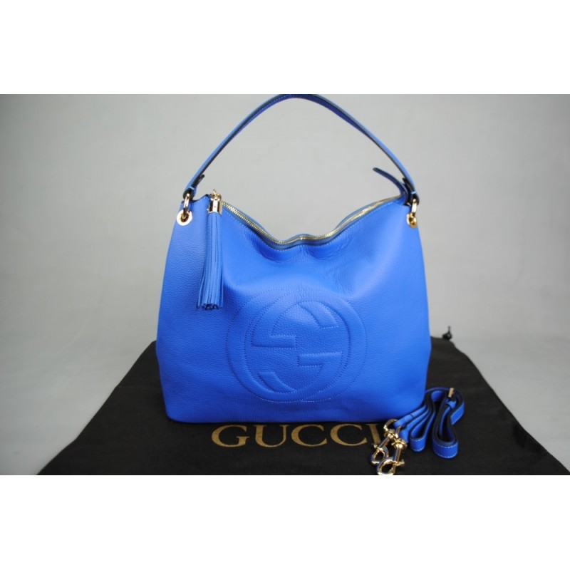 GUCCI SOHO TOP HANDLE BAG %100 HAKİKİ DERİ