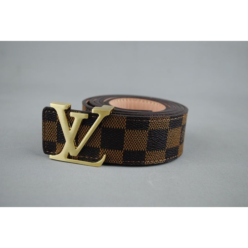 LOUIS VUITTON DAMIER CANVAS SARI TOKALI KEMER ITHAL KUTUSUNDA