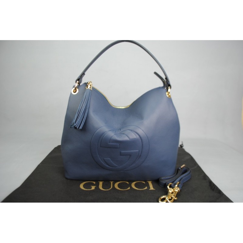 GUCCI SOHO TOP HANDLE BAG %100 HAKİKİ DERİ