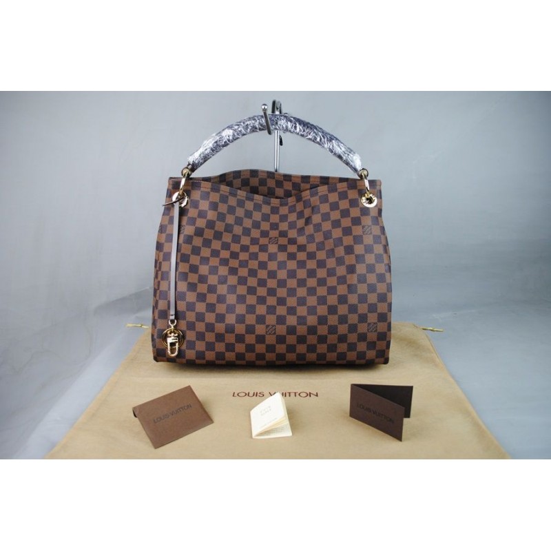 LOUIS VUITTON VEJITAL DERI DAMIER CANVAS ARTSY MODELI