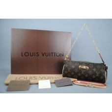 LOUIS VUITTON MONOGRAM CANVAS EVA CLUTCH VEJITAL DERI