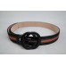 GUCCI INTERLOCKING GG BUCKLE KEMER %100 HAKIKI DERI