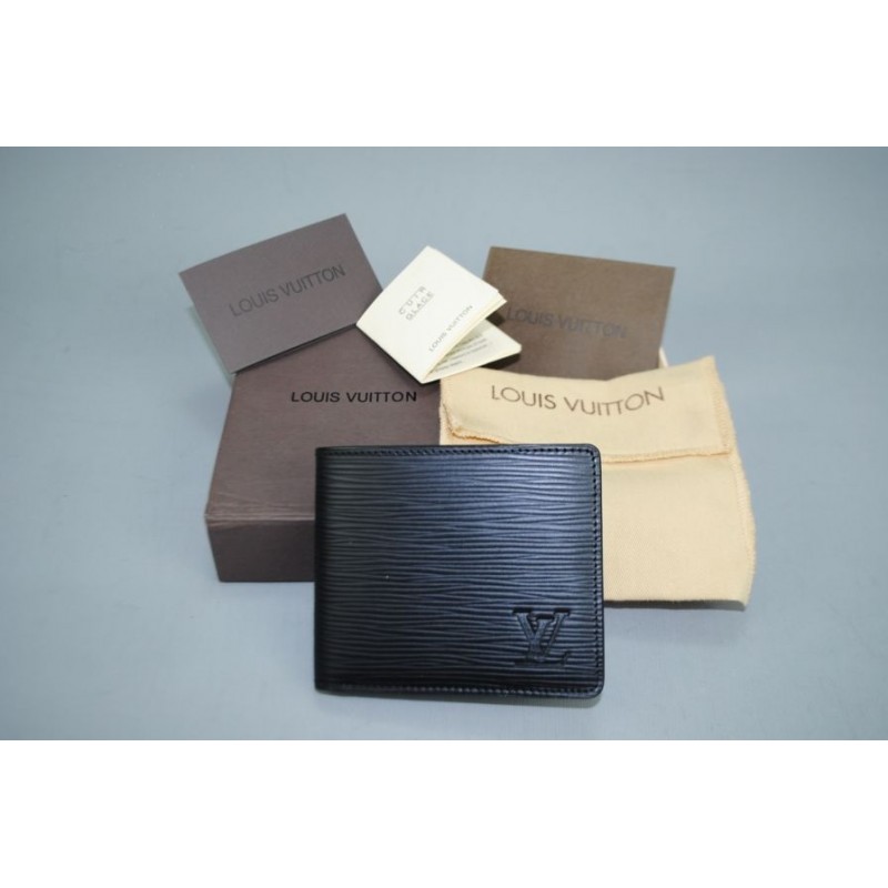 LOUIS VUITTON MULTIPLE EPI LEATHER WALLET %100 hakiki deri