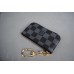 LOUİS VUİTTON DAMİER GRAPHİTE KEY POUCH HAKİKİ DERİ