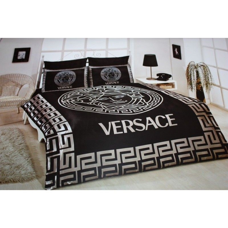 VERSACE MARKA NEVRESIM SATEN ÇIFT KISILIK UYKU SETI