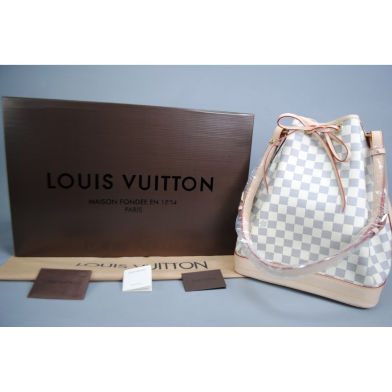 LOUIS VUITTON DAMİER AZUR NOE %100 VEJITAL DERI