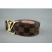 LOUIS VUITTON DAMIER CANVAS SARI TOKALI KEMER ITHAL KUTUSUNDA
