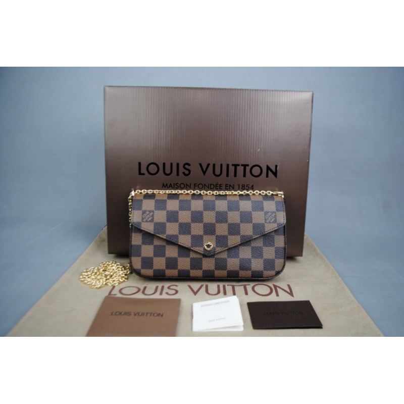 LOUIS VUITTON DAMİER FELİCE HAKİKİ DERİ