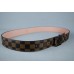 LOUIS VUITTON DAMIER CANVAS KAHVERENGI MAT TOKALI KEMER ITHAL KUTUSUNDA