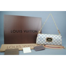 LOUIS VUITTON DAMIER AZUR EVA CLUTCH VEJITAL DERI
