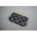 LOUİS VUİTTON DAMİER GRAPHİTE KEY POUCH HAKİKİ DERİ
