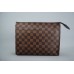 LOUIS VUITTON DAMIER CANVAS TOILETRY POUCH %100 hakiki vejital deri