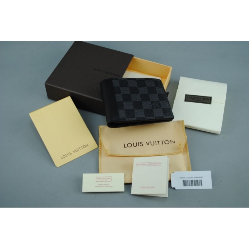 LOUIS VUITTON DAMIER GRAPHITE GASPAR WALLET ITHAL CÜZDAN