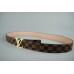 LOUIS VUITTON DAMIER CANVAS SARI TOKALI KEMER ITHAL KUTUSUNDA